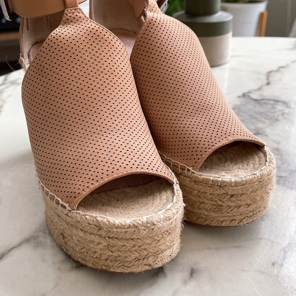 Marc Fisher Perforated Espradille Wedge - Picture 5 of 7